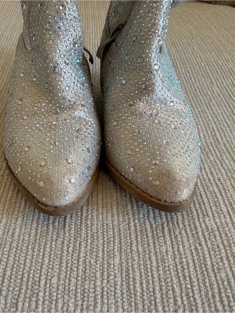 Forever rhinestone western girls pointed toe cowboy boots 11T - Picture 6 of 7